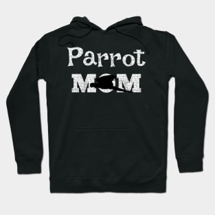 Parrot Mom Macaw Distressed Hoodie